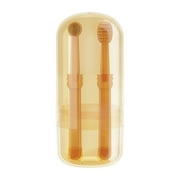 Twinkseal Flexible Pet Toothbrush 1 Set Pet Toothbrush Cats Dogs Teeth Cleaning Brush Soft Silicone Toothbrush with Storage Box Pet Supplies